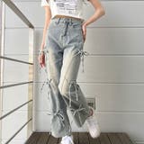 サイドリボンデザインワイドパンツ | me Jane | 詳細画像2