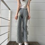 サイドリボンデザインワイドパンツ | me Jane | 詳細画像7