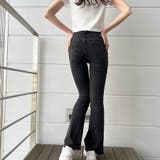 3つボタンハイウエストフレアパンツ | me Jane | 詳細画像9