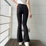 3つボタンハイウエストフレアパンツ | me Jane | 詳細画像10