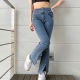 3つボタンハイウエストフレアパンツ | me Jane | 詳細画像11