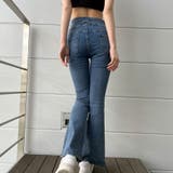 3つボタンハイウエストフレアパンツ | me Jane | 詳細画像19