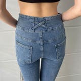 3つボタンハイウエストフレアパンツ | me Jane | 詳細画像21