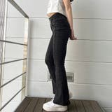 3つボタンハイウエストフレアパンツ | me Jane | 詳細画像8