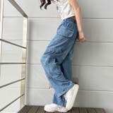 アウトポケットデニムルーズパンツ | me Jane | 詳細画像8
