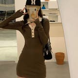 配色襟ポロミニワンピース | me Jane | 詳細画像11