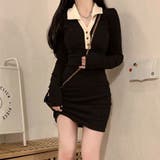 配色襟ポロミニワンピース | me Jane | 詳細画像8