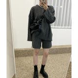 ケーブルニット×ショートパンツ2点セット | me Jane | 詳細画像8