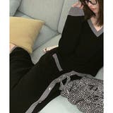 配色ニットトップス×ロングスカート 2点セット | me Jane | 詳細画像16