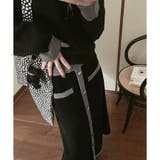 配色ニットトップス×ロングスカート 2点セット | me Jane | 詳細画像18