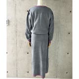 配色ニットトップス×ロングスカート 2点セット | me Jane | 詳細画像22