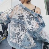 レース×デニム切替Gジャン | me Jane | 詳細画像14