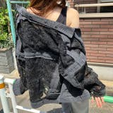 【新色追加!!】レース×デニム切替Gジャン | me Jane | 詳細画像51
