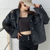 【新色追加!!】レース×デニム切替Gジャン | me Jane | 詳細画像53