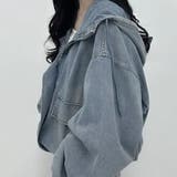 デニムフード付オーバーサイズブルゾン | me Jane | 詳細画像40 