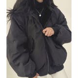 ブラック | リバーシブルボアブルゾン | me Jane