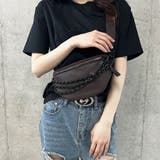 クロコ型押しチェーンボディバッグ | me Jane | 詳細画像10