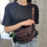 クロコ型押しチェーンボディバッグ | me Jane | 詳細画像11