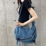 デニム斜めZIPショルダーバッグ | me Jane | 詳細画像9