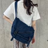 デニム斜めZIPショルダーバッグ | me Jane | 詳細画像14