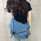 デニム斜めZIPショルダーバッグ | me Jane | 詳細画像5