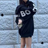 BETTYBOOPバックロゴプリント裏起毛プルパーカー | me Jane | 詳細画像7