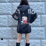 BETTYBOOPバックロゴプリント裏起毛プルパーカー | me Jane | 詳細画像17