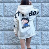 BETTYBOOPバックロゴプリント裏起毛プルパーカー | me Jane | 詳細画像18