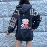 BETTYBOOPバックロゴプリント裏起毛プルパーカー | me Jane | 詳細画像20
