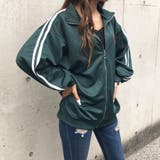 グラフィックロゴサイドラインジャージ | me Jane | 詳細画像11 