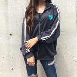 グラフィックロゴサイドラインジャージ | me Jane | 詳細画像18 