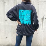 チャコールグレー | グラフィックロゴサイドラインジャージ | me Jane