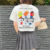 オフホワイト | PEZショート丈Tシャツ 春 韓国トップス | me Jane