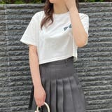 PEZショート丈Tシャツ 春 韓国トップス | me Jane | 詳細画像12