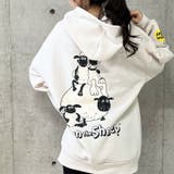 ひつじのショーン裏起毛オーバーサイズプルパーカー | me Jane | 詳細画像17 