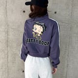 ラベンダー | BETTY BOOPショート丈バックプリントジャージ | me Jane