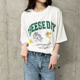 オフホワイト | TOM&JERRYオーバーサイズTシャツ | me Jane