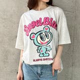 モクグレー | ANGEL BLUEオーバーサイズTシャツ | me Jane