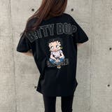 ブラック | クルードルマンチュニックBETTY BOOPビックTシャツ | me Jane
