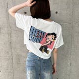 オフホワイト | BETTY BOOPショート丈Tシャツ | me Jane