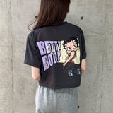 チャコールグレー | BETTY BOOPショート丈Tシャツ | me Jane