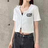 ダブルジップショート丈Tシャツ | me Jane | 詳細画像14