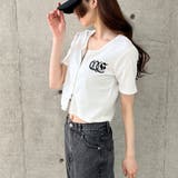 ダブルジップショート丈Tシャツ | me Jane | 詳細画像15