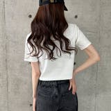 ダブルジップショート丈Tシャツ | me Jane | 詳細画像16