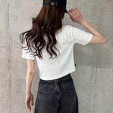 ダブルジップショート丈Tシャツ | me Jane | 詳細画像17