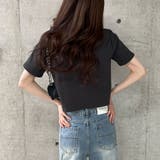 ダブルジップショート丈Tシャツ | me Jane | 詳細画像25