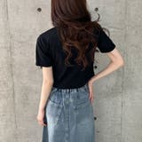 ダブルジップショート丈Tシャツ | me Jane | 詳細画像8