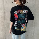 バックワッペン&プリントデザインビックTシャツ | me Jane | 詳細画像10
