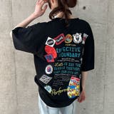 バックワッペン&プリントデザインビックTシャツ | me Jane | 詳細画像11