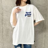 バックワッペン&プリントデザインビックTシャツ | me Jane | 詳細画像12